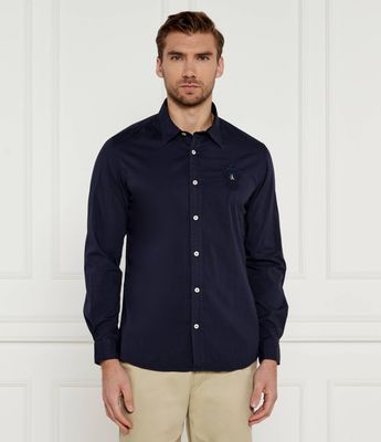 Koszula męska casualowa Aeronautica Militare ze sklepu: Gomez Fashion Store w kategorii: Koszule męskie - zdjęcie 874714-BD9-10338_AM245M000101248