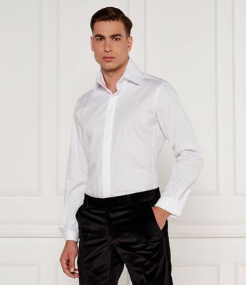 Koszula męska elegancka Karl Lagerfeld ze sklepu: Gomez Fashion Store w kategorii: Koszule męskie - zdjęcie 874714-BD9-10338_KL245M000024007