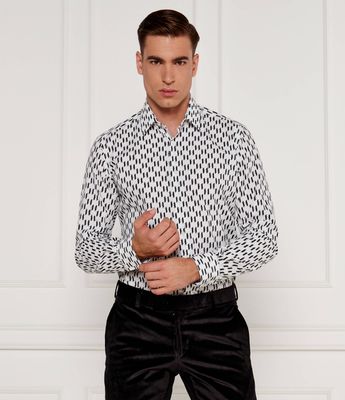 Karl Lagerfeld - Koszula męska młodzieżowa ze sklepu: Gomez Fashion Store w kategorii: Koszule męskie - zdjęcie 874714-BD9-10338_KL245M000048141