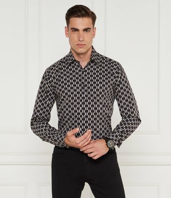 Koszula męska wiosenna Karl Lagerfeld ze sklepu: Gomez Fashion Store w kategorii: Koszule męskie - zdjęcie 874714-BD9-10338_KL245M000048359