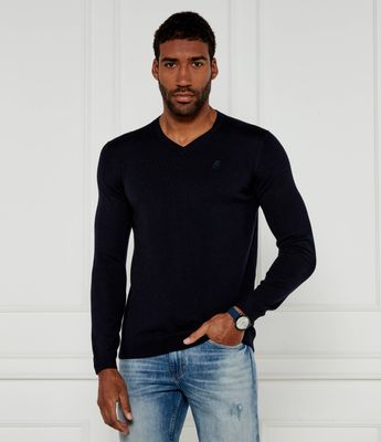 Sweter męski na wiosnę Karl Lagerfeld ze sklepu: Gomez Fashion Store w kategorii: Swetry męskie - zdjęcie 874714-BD9-10338_KL245M000051690