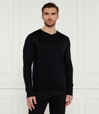 Sweter męski casualowy Karl Lagerfeld ze sklepu: Gomez Fashion Store w kategorii: Swetry męskie - zdjęcie 874714-BD9-10338_KL245M000051990
