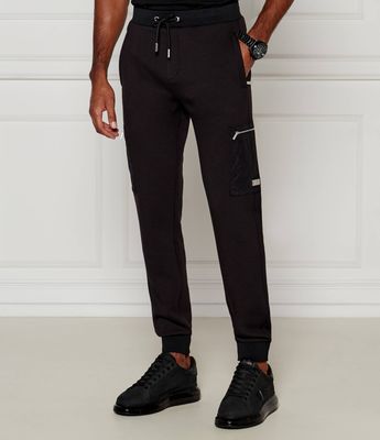 Spodnie męskie w sportowym stylu Karl Lagerfeld ze sklepu: Gomez Fashion Store w kategorii: Spodnie męskie - zdjęcie 874714-BD9-10338_KL245M000071990