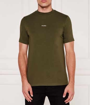 T-shirt męski casual na wiosnę Karl Lagerfeld ze sklepu: Gomez Fashion Store w kategorii: T-shirty męskie - zdjęcie 874714-BD9-10338_KL245M000125C30