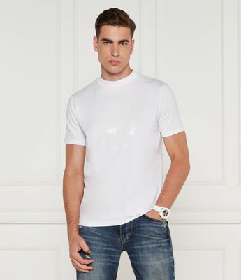 T-shirt męski Karl Lagerfeld ze sklepu: Gomez Fashion Store w kategorii: T-shirty męskie - zdjęcie 874714-BD9-10338_KL245M000130007