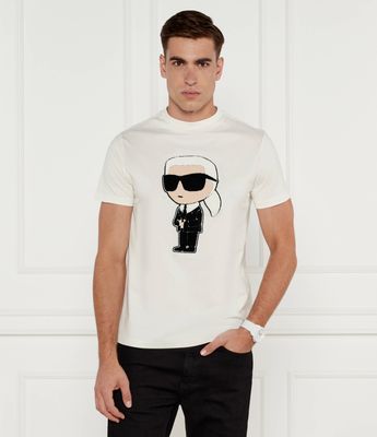 T-shirt męski wiosenny Karl Lagerfeld ze sklepu: Gomez Fashion Store w kategorii: T-shirty męskie - zdjęcie 874714-BD9-10338_KL245M000136C31