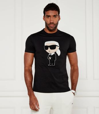 Karl Lagerfeld - T-shirt męski młodzieżowy ze sklepu: Gomez Fashion Store w kategorii: T-shirty męskie - zdjęcie 874714-BD9-10338_KL245M000136990