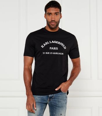 T-shirt męski na wiosnę Karl Lagerfeld ze sklepu: Gomez Fashion Store w kategorii: T-shirty męskie - zdjęcie 874714-BD9-10338_KL245M000144990