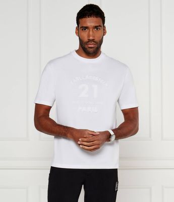 T-shirt męski wiosenny Karl Lagerfeld ze sklepu: Gomez Fashion Store w kategorii: T-shirty męskie - zdjęcie 874714-BD9-10338_KL245M000146007