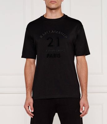 T-shirt męski na wiosnę Karl Lagerfeld ze sklepu: Gomez Fashion Store w kategorii: T-shirty męskie - zdjęcie 874714-BD9-10338_KL245M000146990