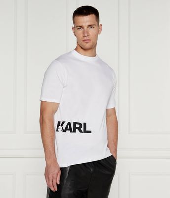 T-shirt męski Karl Lagerfeld ze sklepu: Gomez Fashion Store w kategorii: T-shirty męskie - zdjęcie 874714-BD9-10338_KL245M000147007
