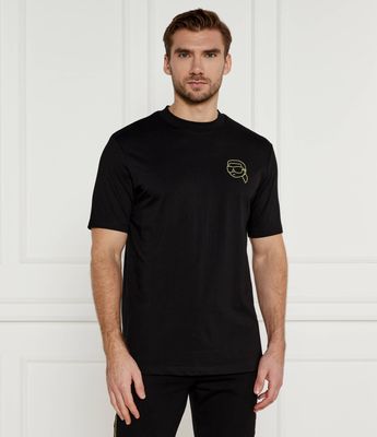 T-shirt męski casual wiosenny Karl Lagerfeld ze sklepu: Gomez Fashion Store w kategorii: T-shirty męskie - zdjęcie 874714-BD9-10338_KL245M000148990