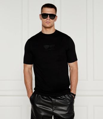 T-shirt męski casual Karl Lagerfeld ze sklepu: Gomez Fashion Store w kategorii: T-shirty męskie - zdjęcie 874714-BD9-10338_KL245M000150990