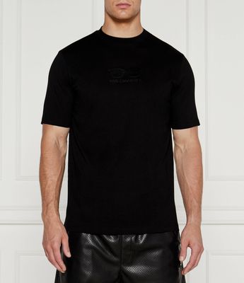 T-shirt męski casual Karl Lagerfeld ze sklepu: Gomez Fashion Store w kategorii: T-shirty męskie - zdjęcie 874714-BD9-10338_KL245M000150990