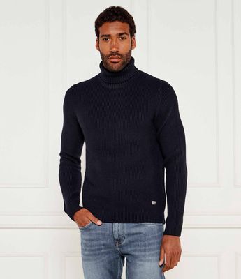 Sweter męski casual Joop! Jeans ze sklepu: Gomez Fashion Store w kategorii: Swetry męskie - zdjęcie 874714-BD9-10338_JJ245M000033404