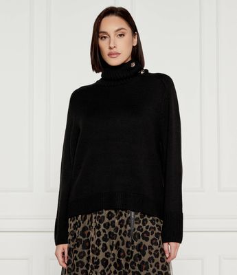 Joop! - Sweter damski casual ze sklepu: Gomez Fashion Store w kategorii: Swetry damskie - zdjęcie 874714-BD9-10338_JO245W000012001