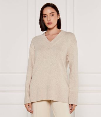Sweter damski zimowy casual Joop! ze sklepu: Gomez Fashion Store w kategorii: Swetry damskie - zdjęcie 874714-BD9-10338_JO245W000026267
