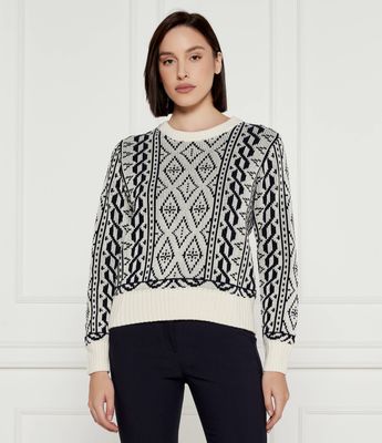 Sweter damski zimowy Joop! ze sklepu: Gomez Fashion Store w kategorii: Swetry damskie - zdjęcie 874714-BD9-10338_JO245W000029405