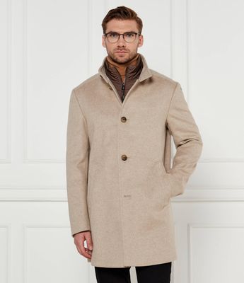 Płaszcz męski elegancki jesienny Joop! ze sklepu: Gomez Fashion Store w kategorii: Płaszcze męskie - zdjęcie 874714-BD9-10338_JO245M000027264