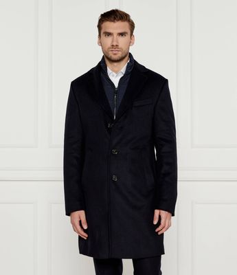 Płaszcz męski jesienny elegancki Joop! ze sklepu: Gomez Fashion Store w kategorii: Płaszcze męskie - zdjęcie 874714-BD9-10338_JO245M000092401
