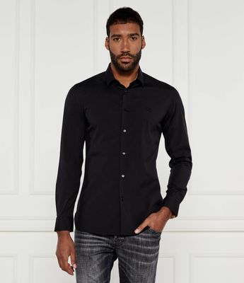 Koszula męska z klasycznym kołnierzykiem Burberry ze sklepu: Gomez Fashion Store w kategorii: Koszule męskie - zdjęcie 874714-BD9-10338_BE245M000015117