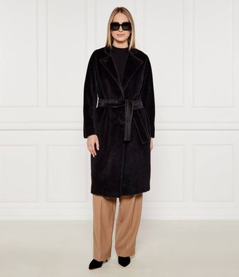 Płaszcz damski casual Marella ze sklepu: Gomez Fashion Store w kategorii: Płaszcze damskie - zdjęcie 874714-BD9-10338_MA245W000003005