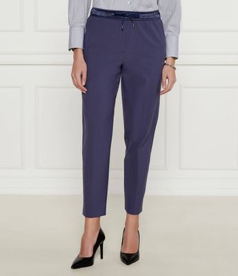 Spodnie damskie jesienne casual Marella SPORT ze sklepu: Gomez Fashion Store w kategorii: Spodnie damskie - zdjęcie 874714-BD9-10338_MA245W000016004