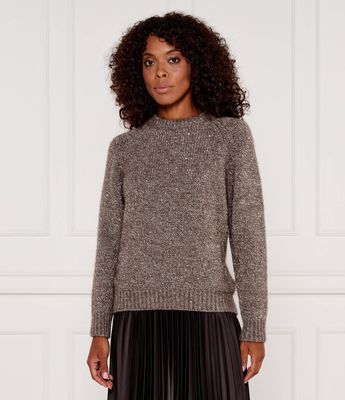 Sweter damski na zimę casual Marella SPORT ze sklepu: Gomez Fashion Store w kategorii: Swetry damskie - zdjęcie 874714-BD9-10338_MA245W000036002