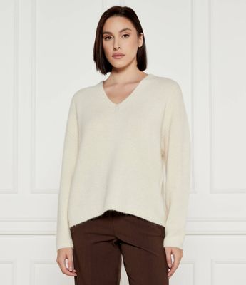 Sweter damski casual Marella ze sklepu: Gomez Fashion Store w kategorii: Swetry damskie - zdjęcie 874714-BD9-10338_MA245W000038010