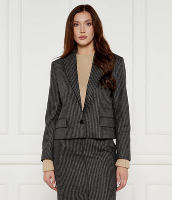 Marynarka na jesień Ba&sh ze sklepu: Gomez Fashion Store w kategorii: Marynarki damskie - zdjęcie 874714-BD9-10338_BH245W000008020