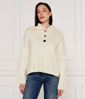 Sweter damski casual zimowy Ba&sh ze sklepu: Gomez Fashion Store w kategorii: Swetry damskie - zdjęcie 874714-BD9-10338_BH245W000009004