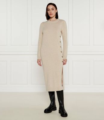 Ba&sh - Sukienka prosta ze sklepu: Gomez Fashion Store w kategorii: Sukienki - zdjęcie 874714-BD9-10338_BH245W000014009