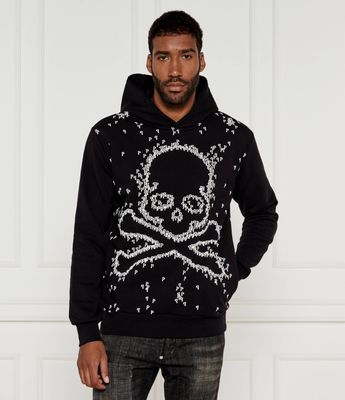 Bluza męska zimowa Philipp Plein ze sklepu: Gomez Fashion Store w kategorii: Bluzy męskie - zdjęcie 874714-BD9-10338_PN245M000005002