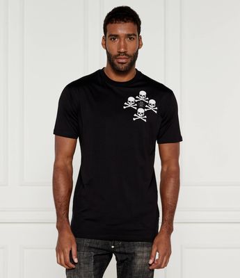 T-shirt męski młodzieżowy Philipp Plein ze sklepu: Gomez Fashion Store w kategorii: T-shirty męskie - zdjęcie 874714-BD9-10338_PN245M000025002
