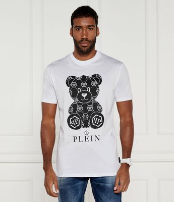 T-shirt męski Philipp Plein ze sklepu: Gomez Fashion Store w kategorii: T-shirty męskie - zdjęcie 874714-BD9-10338_PN245M000028001