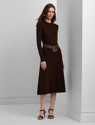 Sukienka dopasowana LAUREN RALPH LAUREN ze sklepu: Gomez Fashion Store w kategorii: Sukienki - zdjęcie 874714-BD9-10338_RL245W00005784B