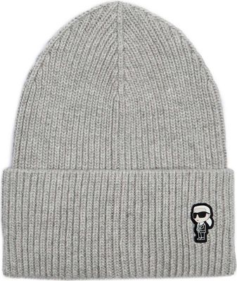 Czapka zimowa damska Karl Lagerfeld ze sklepu: Gomez Fashion Store w kategorii: Czapki zimowe damskie - zdjęcie 874714-BD9-10338_KL245W000052398