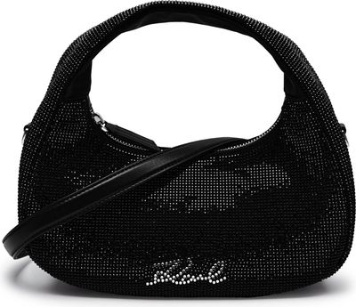 Torebka hobo elegancki Karl Lagerfeld ze sklepu: Gomez Fashion Store w kategorii: Torebki hobo - zdjęcie 874714-BD9-10338_KL245W000089087