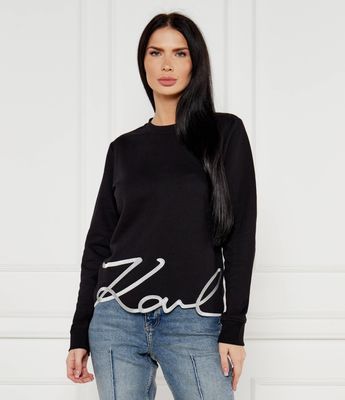 Bluza damska casualowa jesienna Karl Lagerfeld ze sklepu: Gomez Fashion Store w kategorii: Bluzy damskie - zdjęcie 874714-BD9-10338_KL245W000130394