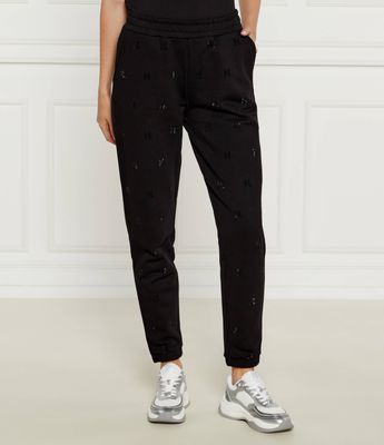 Spodnie damskie jesienne Karl Lagerfeld ze sklepu: Gomez Fashion Store w kategorii: Spodnie damskie - zdjęcie 874714-BD9-10338_KL245W000131666