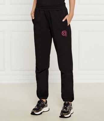 Spodnie damskie jesienne Karl Lagerfeld ze sklepu: Gomez Fashion Store w kategorii: Spodnie damskie - zdjęcie 874714-BD9-10338_KL245W000132666
