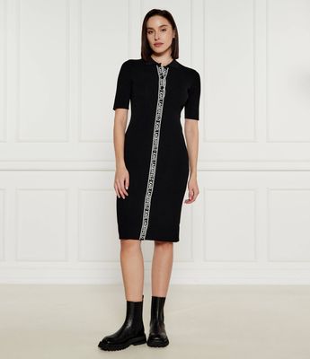Sukienka prosta Karl Lagerfeld ze sklepu: Gomez Fashion Store w kategorii: Sukienki - zdjęcie 874714-BD9-10338_KL245W000139666