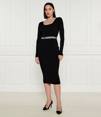 Sukienka Karl Lagerfeld ze sklepu: Gomez Fashion Store w kategorii: Sukienki - zdjęcie 874714-BD9-10338_KL245W000140666