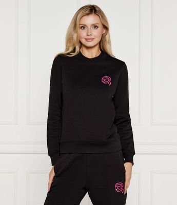 Karl Lagerfeld - Bluza damska casual na jesień ze sklepu: Gomez Fashion Store w kategorii: Bluzy damskie - zdjęcie 874714-BD9-10338_KL245W000154666