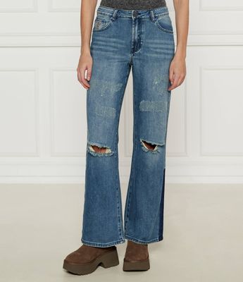 Jeansy damskie casual One Teaspoon ze sklepu: Gomez Fashion Store w kategorii: Jeansy damskie - zdjęcie 874714-BD9-10338_OE245W000004030