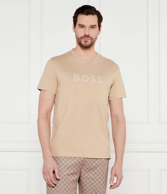 T-shirt męski na wiosnę młodzieżowy BOSS BLACK ze sklepu: Gomez Fashion Store w kategorii: T-shirty męskie - zdjęcie 874714-BD9-10338_BW251M000052275