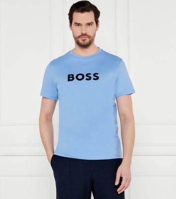 BOSS BLACK - T-shirt męski młodzieżowy na wiosnę ze sklepu: Gomez Fashion Store w kategorii: T-shirty męskie - zdjęcie 874714-BD9-10338_BW251M000052430