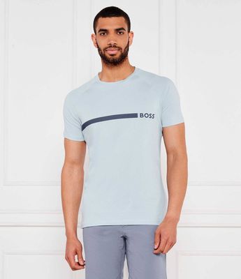 T-shirt męski casualowy BOSS BLACK ze sklepu: Gomez Fashion Store w kategorii: T-shirty męskie - zdjęcie 874714-BD9-10338_BW251M000053454