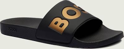 Klapki męskie na lato BOSS BLACK ze sklepu: Gomez Fashion Store w kategorii: Klapki męskie - zdjęcie 874714-BD9-10338_BB251M000085007