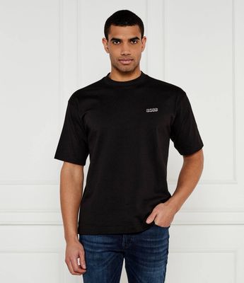 T-shirt męski wiosenny BOSS ORANGE ze sklepu: Gomez Fashion Store w kategorii: T-shirty męskie - zdjęcie 874714-BD9-10338_BO251M000004001